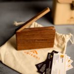 teak wood card holder 4